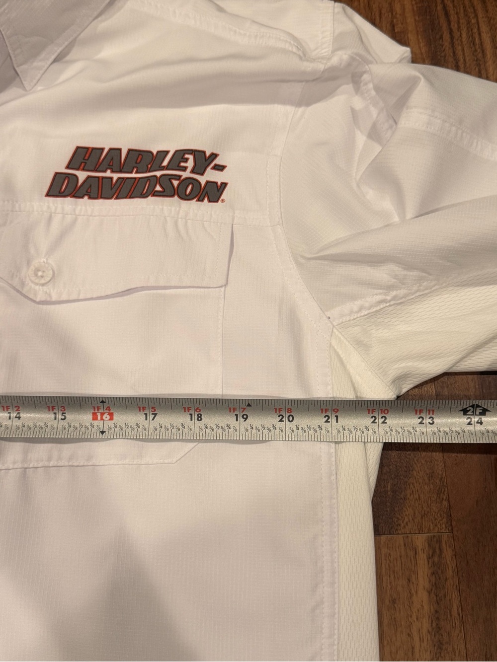 HARLEY-DAVIDSON Men's Performance Long Sleeve Shirt L White NWT - Picture 8 of 8